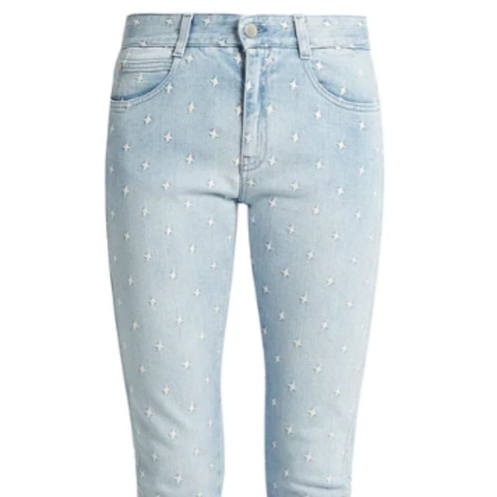 Start embroidered Stella McCartney jeans